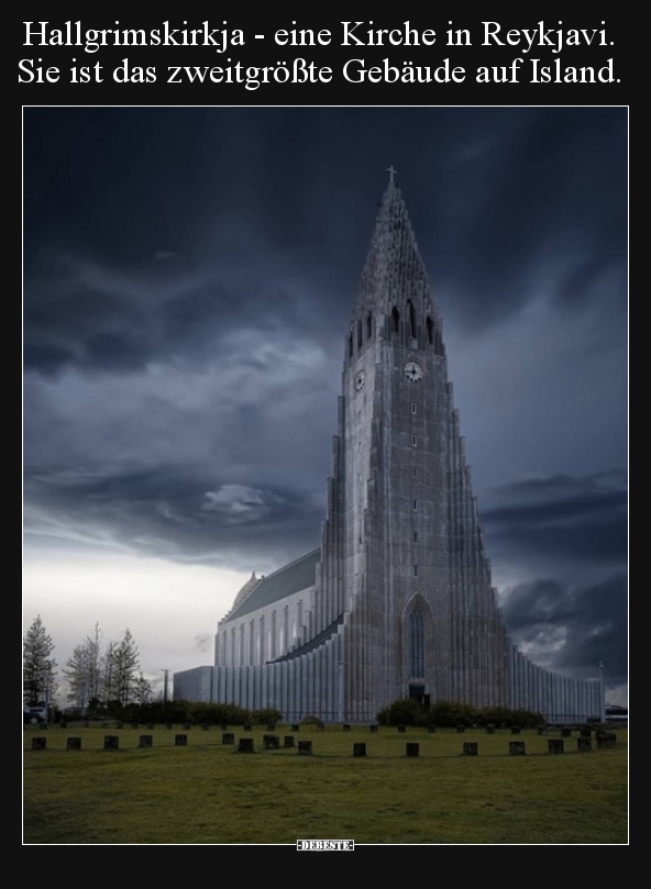 Hallgrimskirkja - eine Kirche in Reykjavi.. - Lustige Bilder | DEBESTE.de