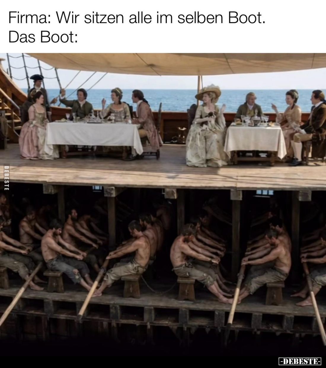 Firma: Wir sitzen alle im selben Boot. Das Boot: