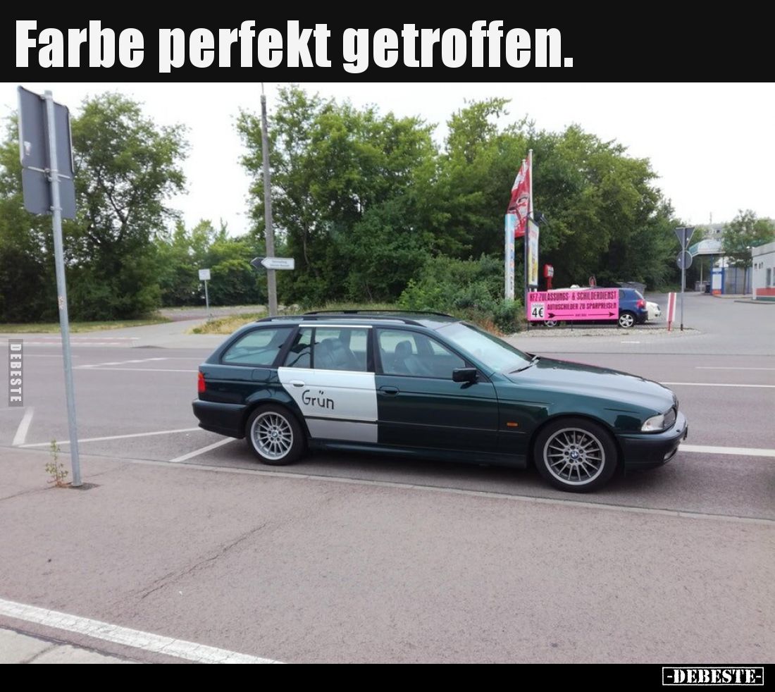 Farbe perfekt getroffen... - Lustige Bilder | DEBESTE.de