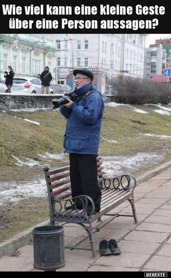 Wie viel kann eine kleine Geste über eine Person.. - Lustige Bilder | DEBESTE.de