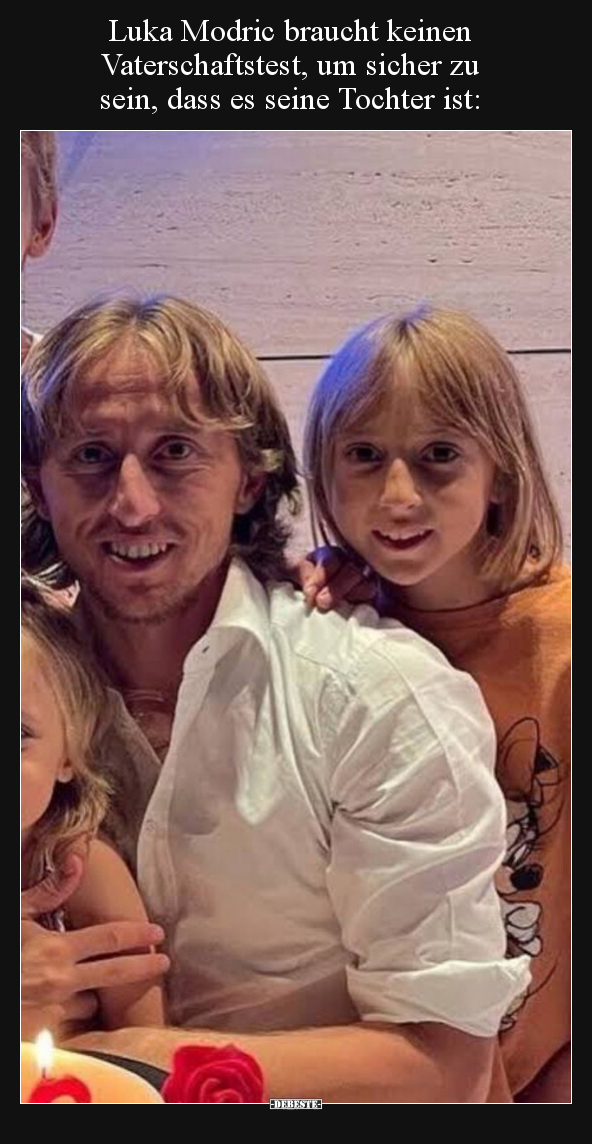 Luka Modric braucht keinen Vaterschaftstest, um sicher zu.. - Lustige Bilder | DEBESTE.de