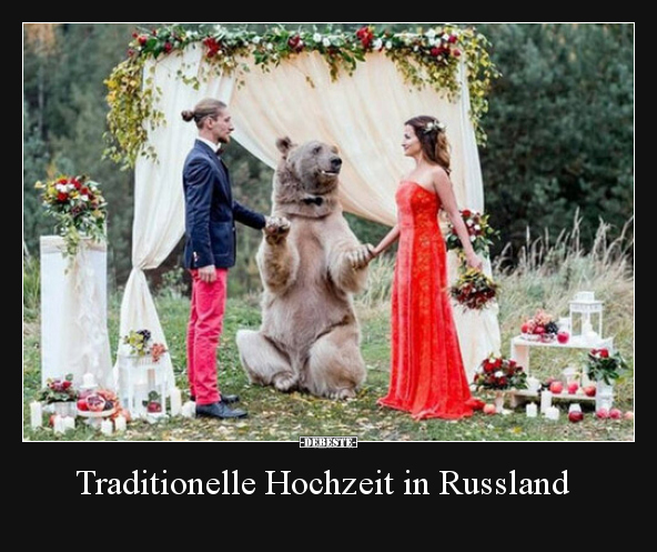Traditionelle Hochzeit in Russland.. - Lustige Bilder | DEBESTE.de