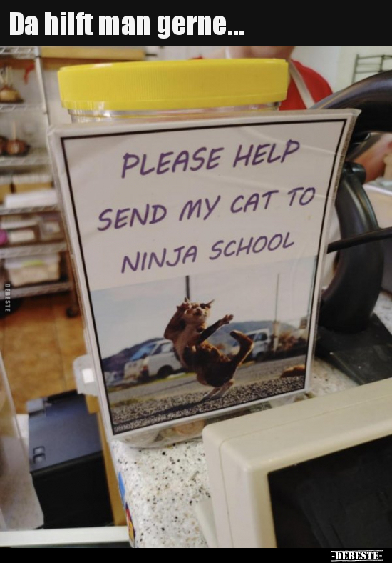 Da hilft man gerne...