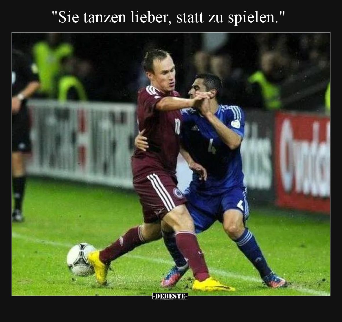 Sie tanzen lieber, statt zu spielen.