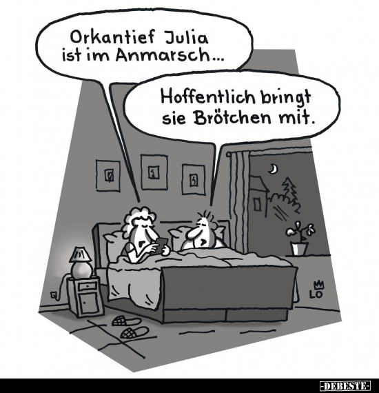 Orkantief Julia ist im Anmarsch... - Lustige Bilder | DEBESTE.de