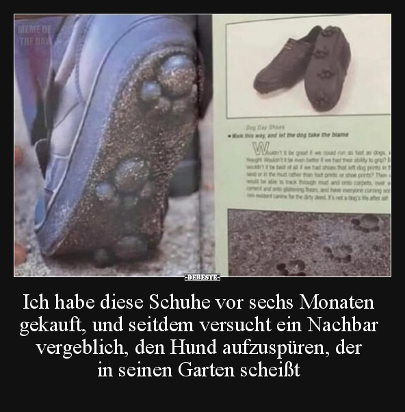 Ich habe diese Schuhe vor sechs Monaten gekauft, und.. - Lustige Bilder | DEBESTE.de