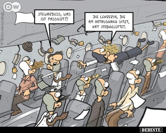 Stewardess, was ist passiert?!... - Lustige Bilder | DEBESTE.de