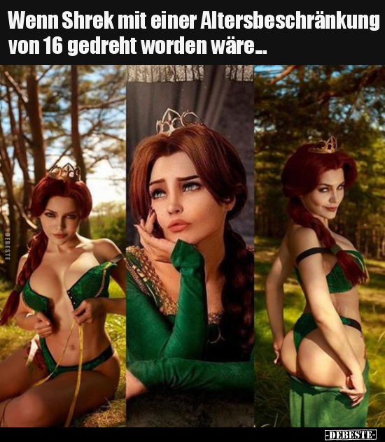 Wenn Shrek mit einer Altersbeschränkung von 16 gedreht.. - Lustige Bilder | DEBESTE.de