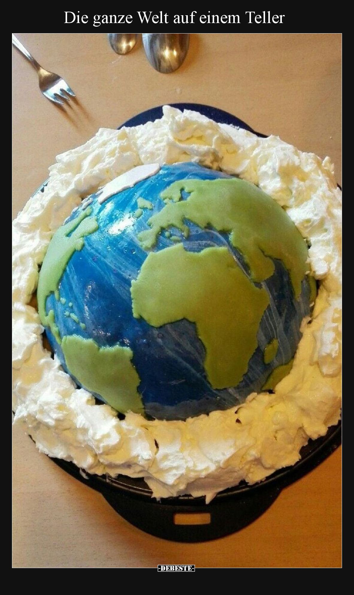 Die ganze Welt auf einem Teller
