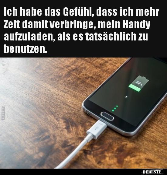 Ich habe das Gefühl, dass ich mehr Zeit damit verbringe..