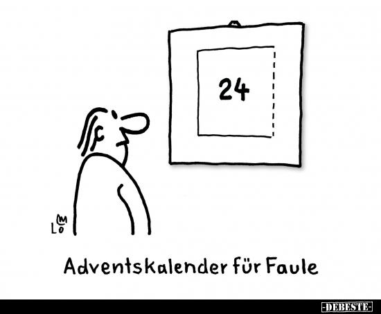 Adventskalender für Faule.. - Lustige Bilder | DEBESTE.de