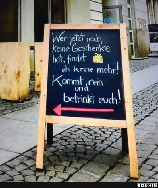 Wer jetzt noch keine Geschenke hat, findet eh keine mehr! - Lustige Bilder | DEBESTE.de