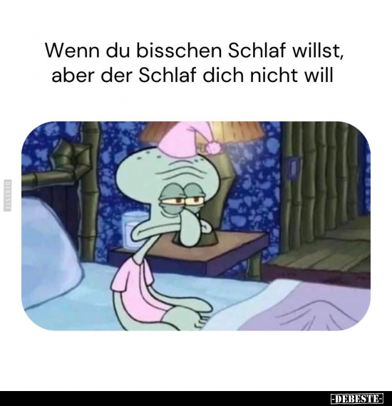 Wenn du bisschen Schlaf willst, aber der Schlaf dich nicht will.. - Lustige Bilder | DEBESTE.de