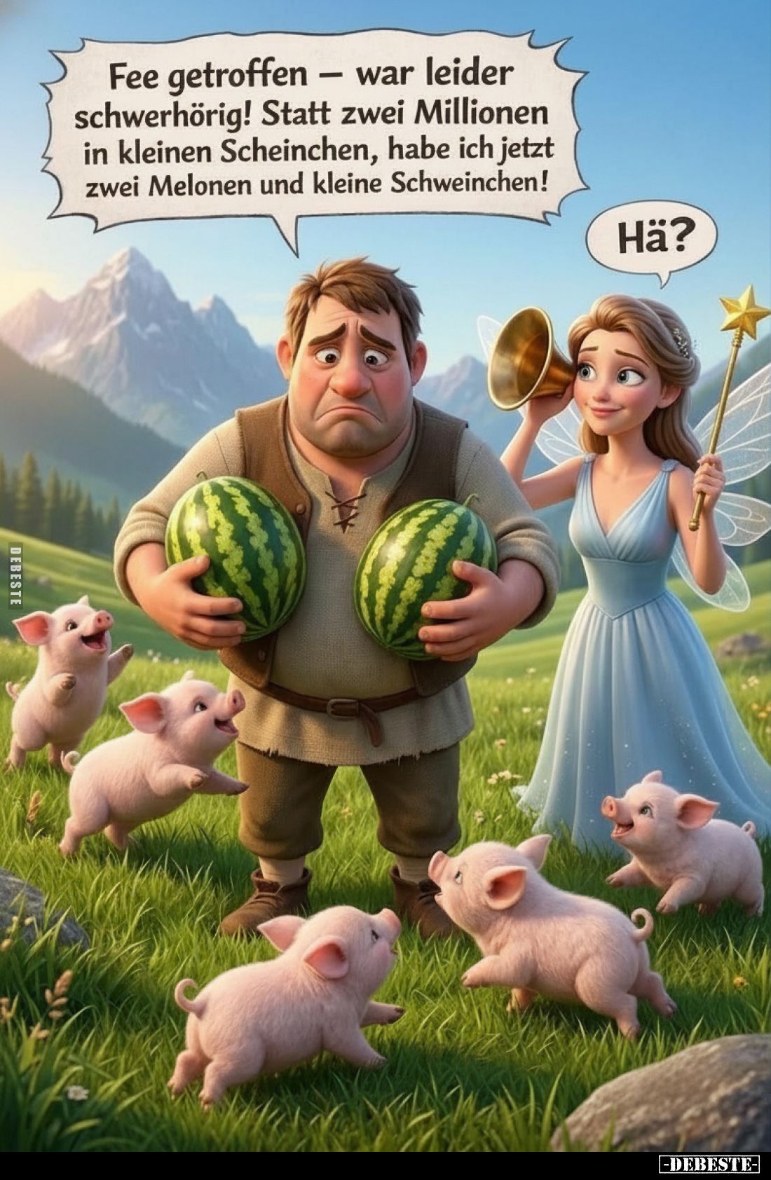 Fee getroffen – war leider schwerhörig! Statt zwei.. - Lustige Bilder | DEBESTE.de