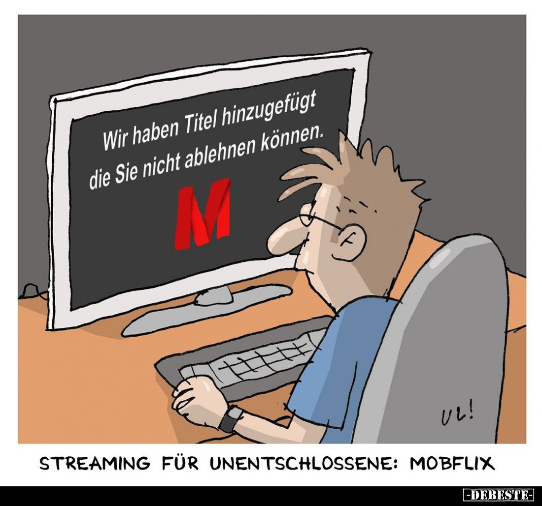 Wir haben Titel hinzugefügt die Sie nicht ablehnen können.

STREAMING FÜR UNENTSCHLOSSENE: MOBFLIX