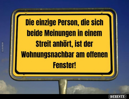 Die einzige Person, die sich beide Meinungen in einem.. - Lustige Bilder | DEBESTE.de