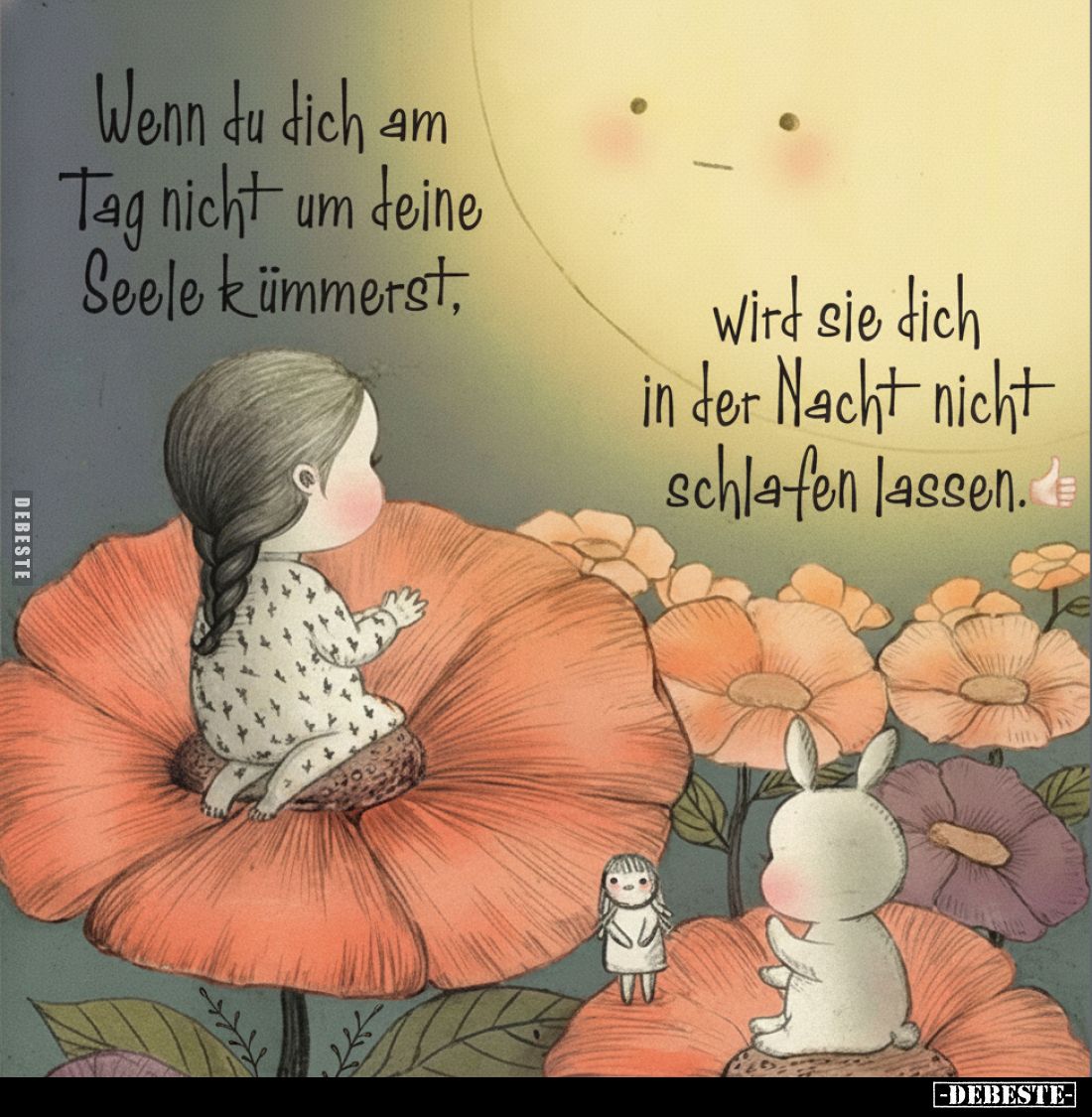 Wenn du dich am Tag nicht um deine Seele kümmerst, wird sie.. - Lustige Bilder | DEBESTE.de