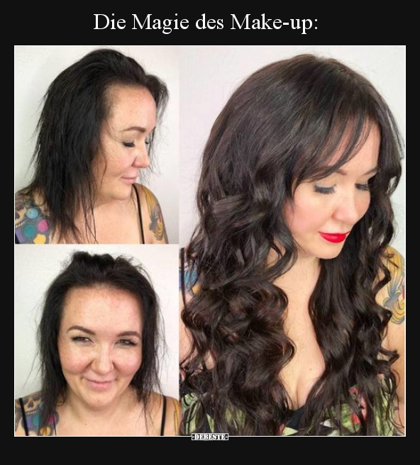 Die Magie des Make-up.. - Lustige Bilder | DEBESTE.de
