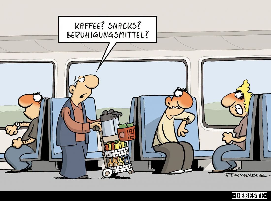 Kaffee? Snacks? Beruhigungsmittel?