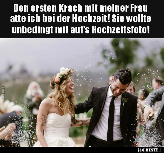 Den ersten Krach mit meiner Frau.. - Lustige Bilder | DEBESTE.de