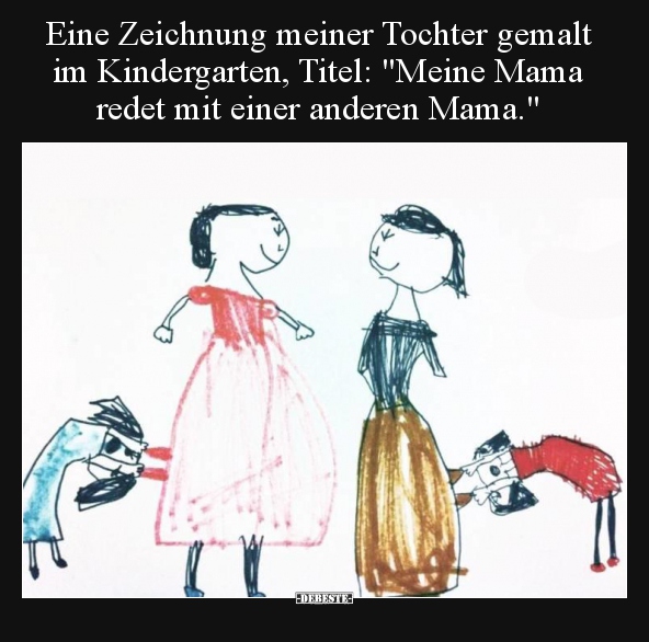 Eine Zeichnung meiner Tochter gemalt im Kindergarten.. - Lustige Bilder | DEBESTE.de