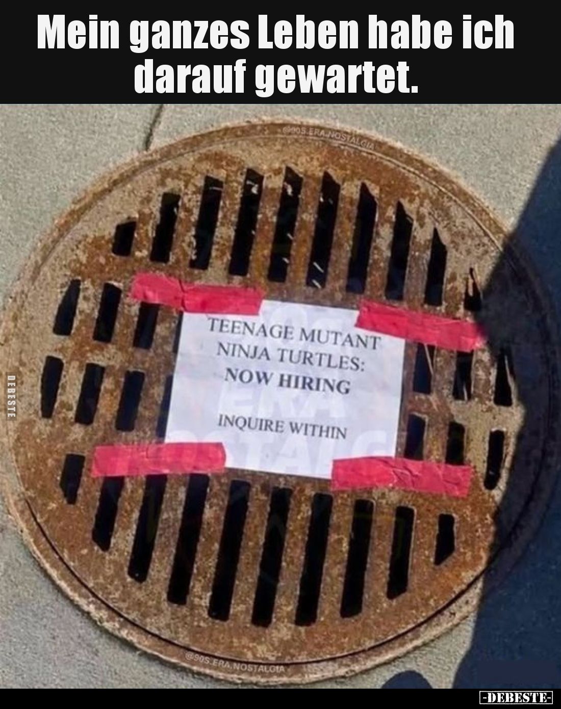 Mein ganzes Leben habe ich darauf gewartet.