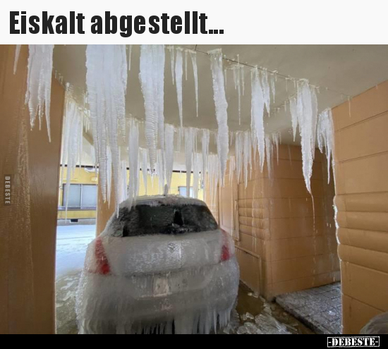 Eiskalt abgestellt... - Lustige Bilder | DEBESTE.de