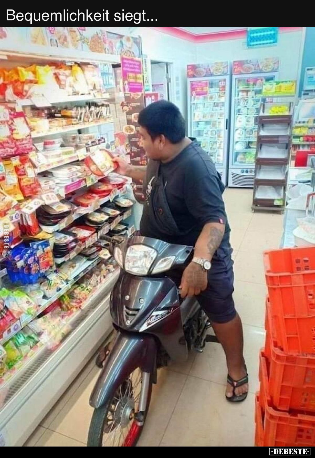 Bequemlichkeit siegt...