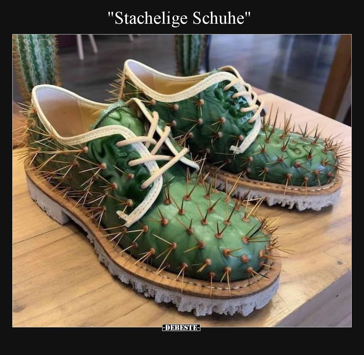 Stachelige Schuhe