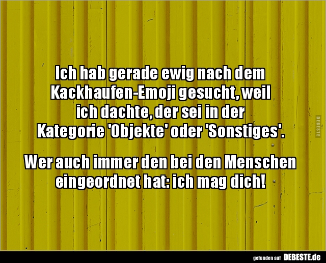 Ich hab gerade ewig nach dem Kackhaufen-Emoji gesucht.. - Lustige Bilder | DEBESTE.de