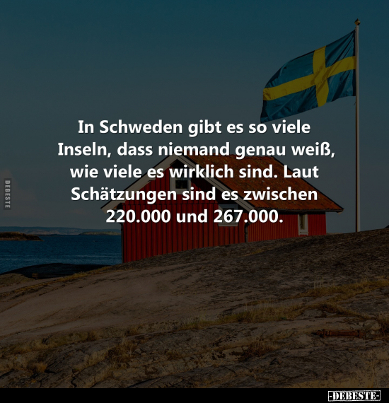 In Schweden gibt es so viele Inseln.. - Lustige Bilder | DEBESTE.de