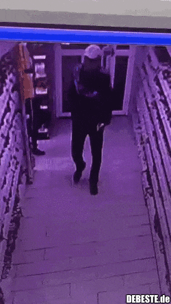 Hat sich wohl erwischen lassen