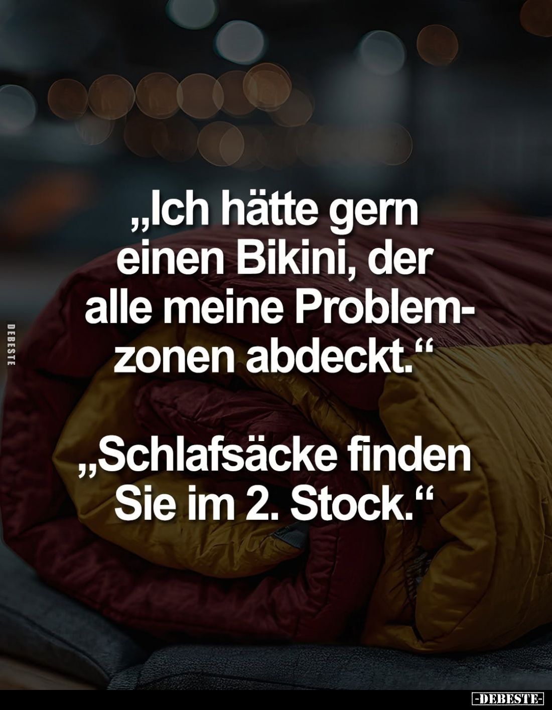 "Ich hätte gern einen Bikini, der alle meine Problemzonen abdeckt.." - Lustige Bilder | DEBESTE.de