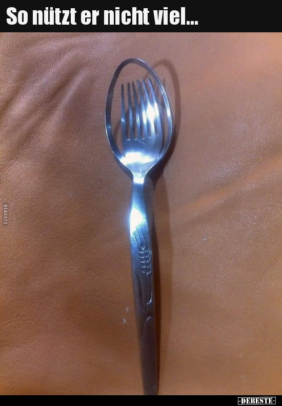 So nützt er nicht viel...