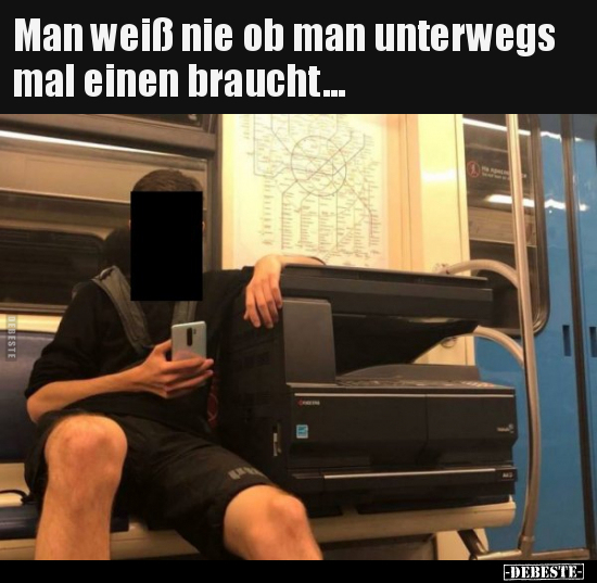 Man weiß nie ob man unterwegs mal einen braucht... - Lustige Bilder | DEBESTE.de