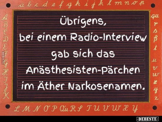 Übrigens, bei einem Radio-Interview.. - Lustige Bilder | DEBESTE.de