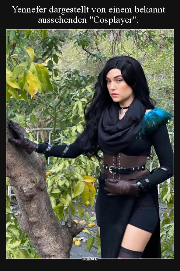 Yennefer dargestellt von einem bekannt aussehenden..