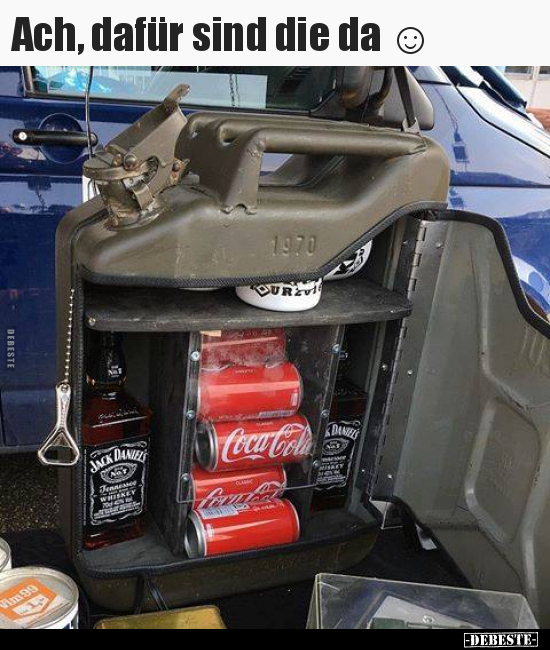 Ach, dafür sind die da ☺..