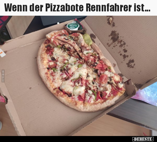 Wenn der Pizzabote Rennfahrer ist... - Lustige Bilder | DEBESTE.de