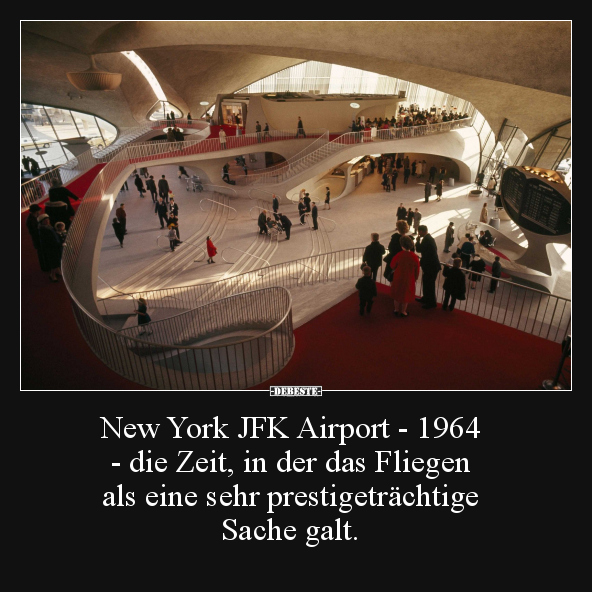 New York JFK Airport - 1964 - die Zeit, in der das.. - Lustige Bilder | DEBESTE.de