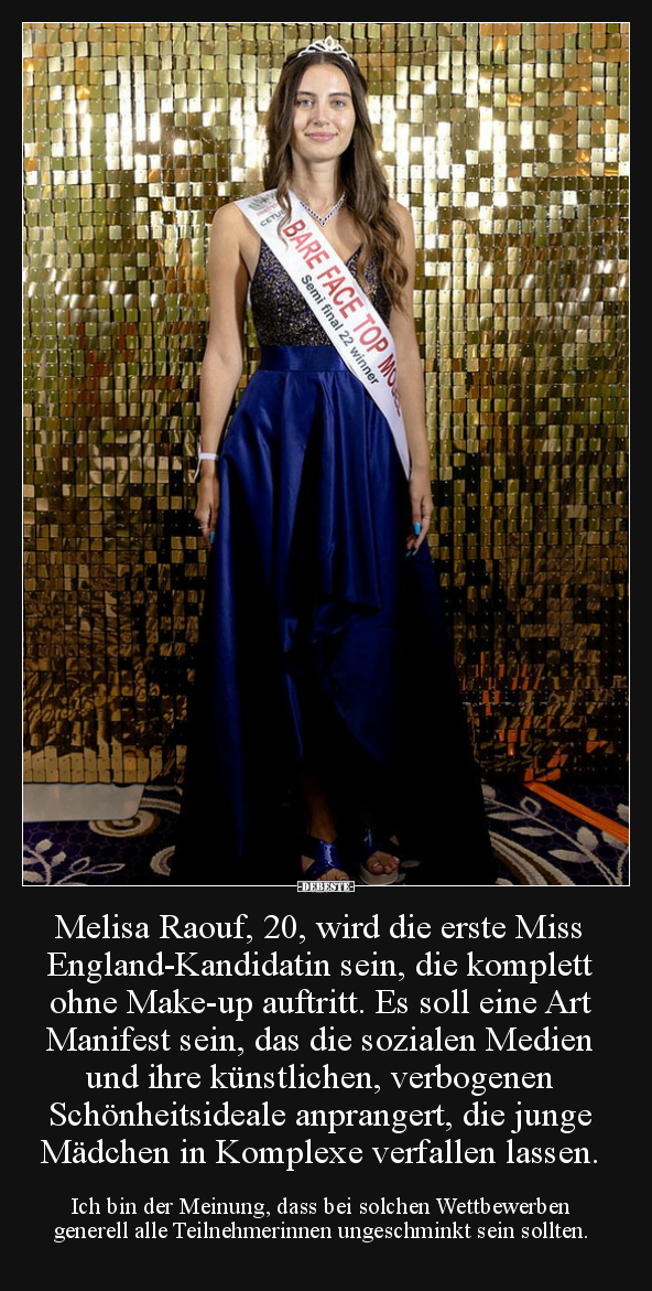 Melisa Raouf, 20, wird die erste Miss England-Kandidatin.. - Lustige Bilder | DEBESTE.de