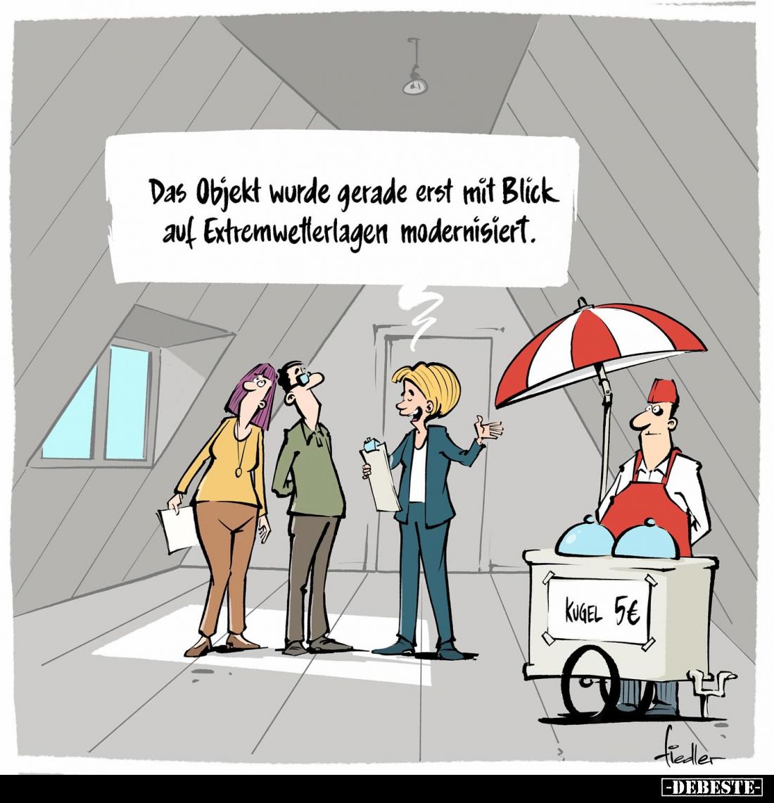 Das Objekt wurde gerade erst mit Blick auf Extremwetterlagen modernisiert.