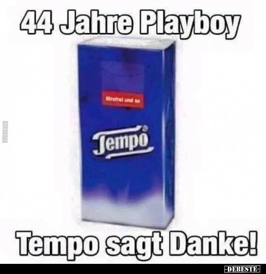 44 Jahre Playboy. Tempo sagt Danke!..