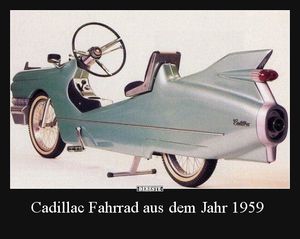 Cadillac Fahrrad aus dem Jahr 1959..