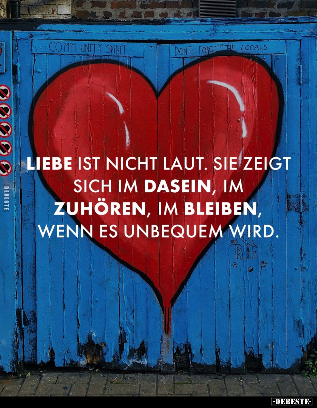 Liebe ist nicht laut. Sie zeigt sich im Dasein, im Zuhören, im Bleiben, wenn es unbequem wird.