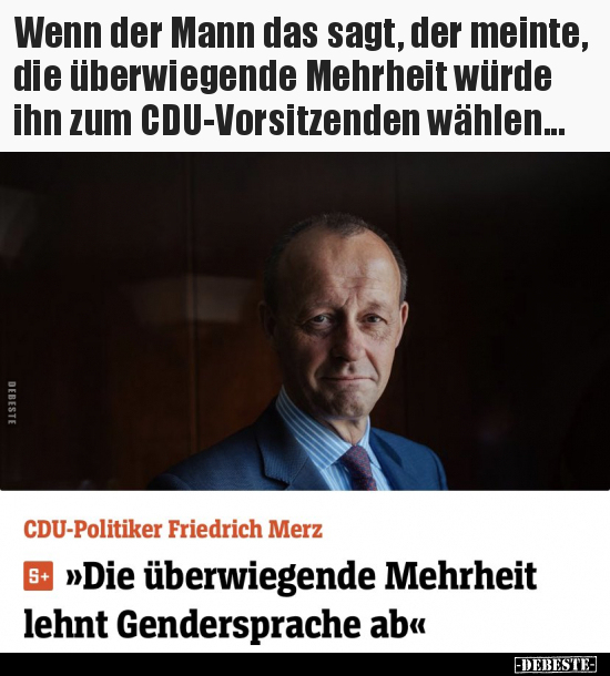 Wenn der Mann das sagt, der meinte, die überwiegende.. - Lustige Bilder | DEBESTE.de