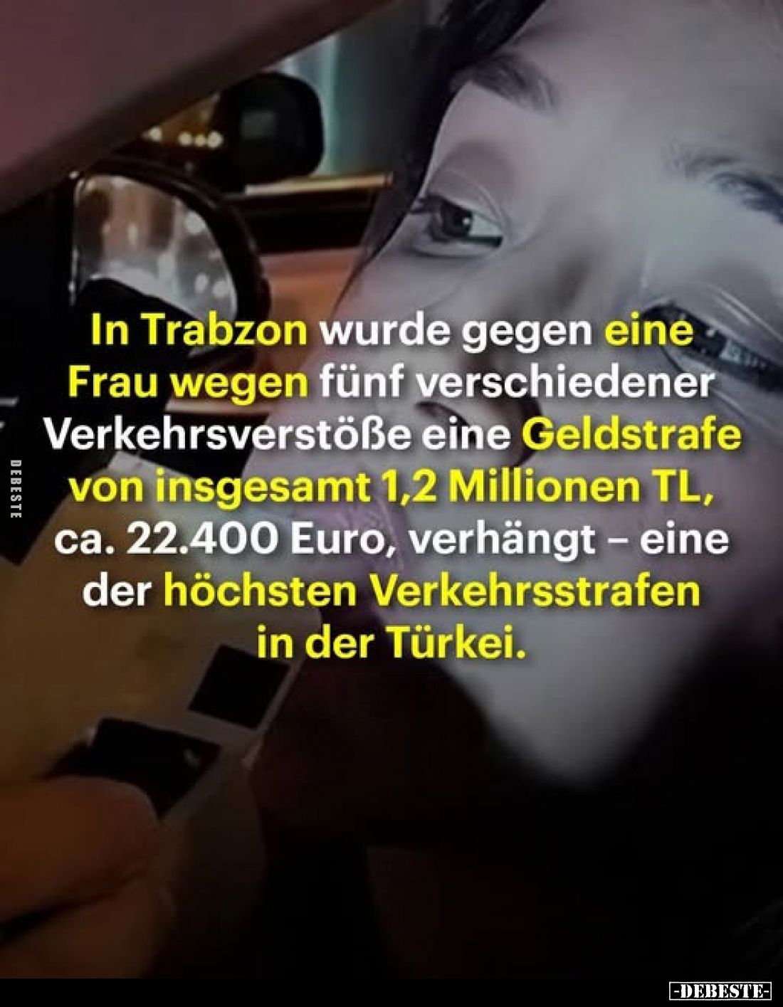 In Trabzon wurde gegen eine Frau wegen fünf verschiedener.. - Lustige Bilder | DEBESTE.de
