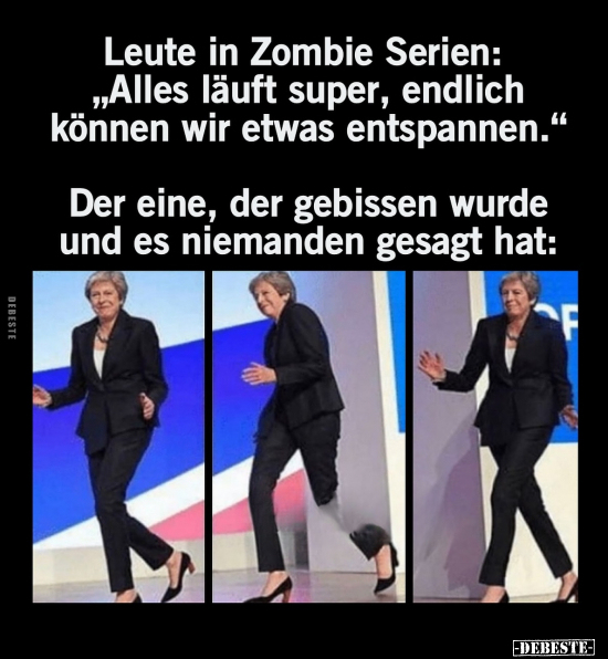 Leute in Zombie Serien: "Alles läuft super, endlich können.." - Lustige Bilder | DEBESTE.de