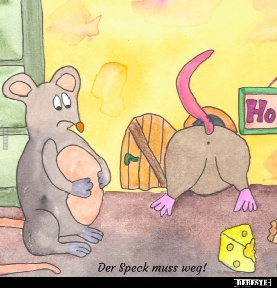 Der Speck muss weg!.. - Lustige Bilder | DEBESTE.de