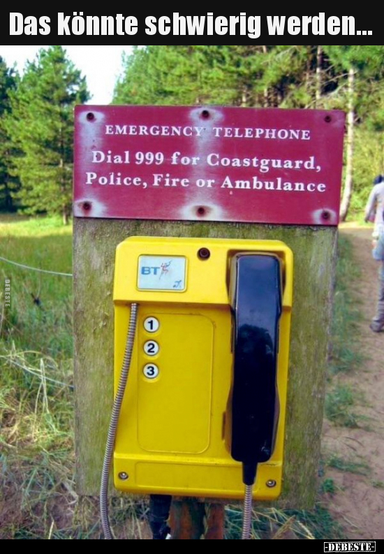 Das könnte schwierig werden...